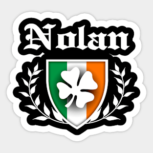 Nolan Shamrock Crest Sticker